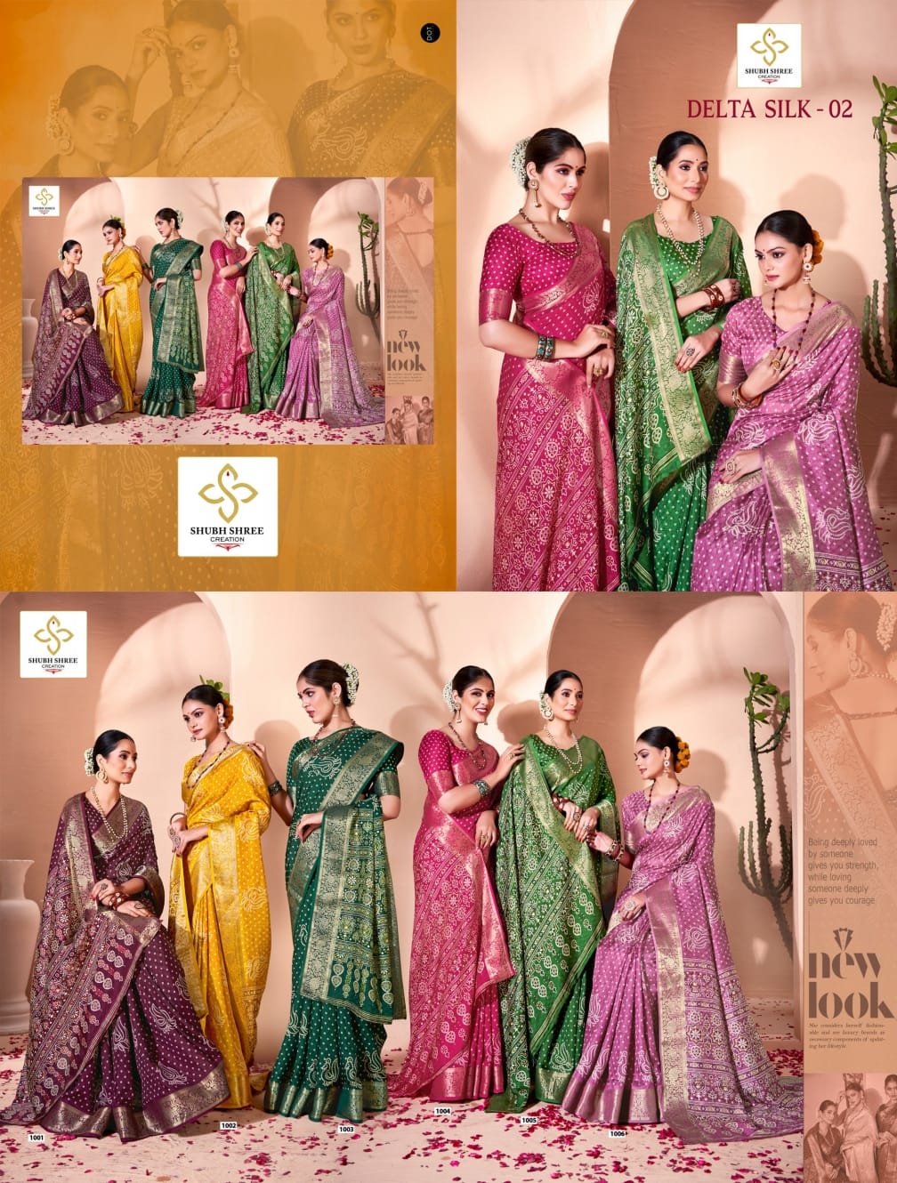 Delta Silk Vol 2 Shubh Shree Printed Designer Sarees Catalog